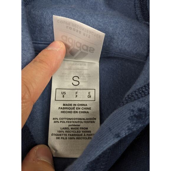 Adidas Blue Marbled Hoodie - Picture 4 of 6